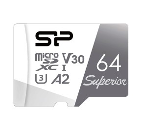 کارت حافظه میکرو SD سیلیکون پاور Superior V30-A2 64G