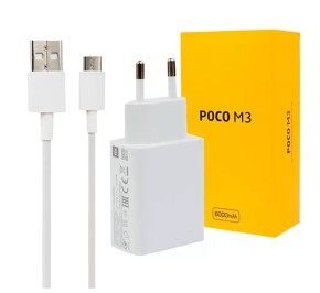 شارژر موبایل شیائومی Poco M3 با کابل USB Type-C