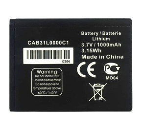 باتری گوشی آلکاتل OT-890 CAB31L0000C1 1000mAh