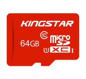 کارت حافظه میکرو SDHC کینگ استار 580X UHS-I U1 64GB