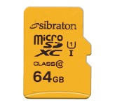 کارت حافظه‌ میکرو SDXC سیبراتون C10 UHS-I U1 64GB
