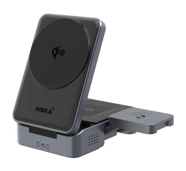 پایه نگهدارنده و شارژر بی سیم هیسکا HR-15