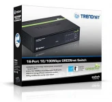 سوئیچ شبکه ترندنت 16 پورت TE100-S16Eg