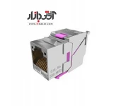 کیستون شبکه 50 یونیت ام ام سی CAT6a RJ45 Shielded