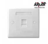 قاب پریز شبکه 1 پورت گیگانت 86x86 GN-FP-01