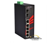 سوئیچ شبکه صنعتی آنتایرا 7 پورت LNP-0702C-SFP