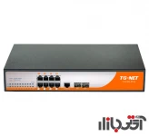 سوئیچ شبکه تی جی نت 8 پورت P3008M-8PoE-150W