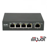 سوئیچ شبکه تی جی نت 5 پورت P1005D-4POE