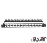 پچ پنل یونیکام STP 24Port Unloaded Angled Density