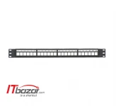 پچ پنل 24 پورت پندوئیت CAT6 UTP Unloaded NKPP24P