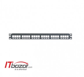 پچ پنل 24 پورت پندوئیت CAT6 UTP Unloaded NKPP24FMY