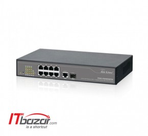 سوئیچ شبکه ایرلایو 10 پورت POE-FSH808PW