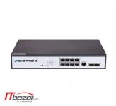 سوئیچ شبکه سیستروم 10 پورت SG-510PB