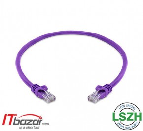 پچ کورد شبکه پی اف سی CAT6 UTP LSZH 0.5m