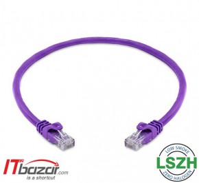 پچ کورد شبکه پی اف سی CAT6 UTP LSZH 0.7m