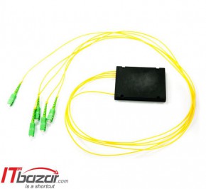 اسپلیتر فیبر نوری شتاب کو ABS PLC SC-APC SM 1x4