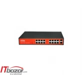 سوئیچ شبکه وای تک 16 پورت WI-PS518G