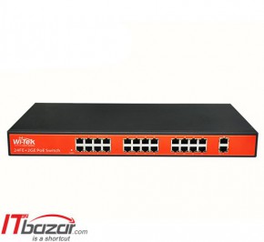 سوئیچ شبکه وای تک 24 پورت WI-PS126G-24V