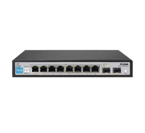 سوئیچ شبکه PoE مدیریتی دی لینکDGS-F1100-10PS-E 8port