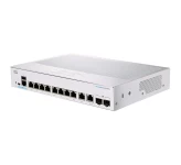 سوئیچ شبکه PoE سیسکو 8 پورت CBS350-8T-E-2G