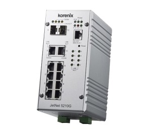 سوئیچ شبکه صنعتی کرنیکس 10 پورت JetNet 5210G