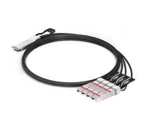 کابل فیبر نوری سیسکو QSFP-4SFP25G-CU1M 1M