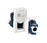 پریز شبکه توکار باریک دانوب Cat6