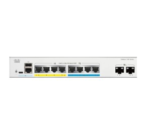 سوئیچ شبکه PoE سیسکو 8 پورت C1300-8MGP-2X