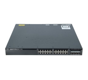 سوئیچ شبکه PoE سیسکو 24 پورت WS-C3650-24PS