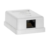 قاب پریز روکار شبکه یوبی نت 1 پورت Cat6 UTP
