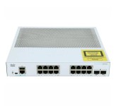 سوئیچ شبکه PoE سیسکو 16 پورت CBS350-16T-2G