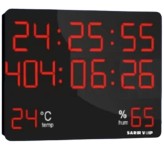 ساعت دیواری دیجیتال تحت شبکه سریر شبکهSV-HMS-MF-4070