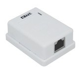 قاب پریز روکار شبکه اچ سی اس WOO 1Port