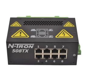 سوئیچ شبکه صنعتی 8 پورت N-TRON 508 TX-A