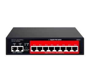 سوئیچ شبکه PoE نت بیم 10 پورت GPOE208 V6