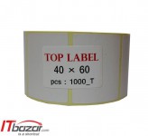Top Label 60x40 Label Thermal Paper