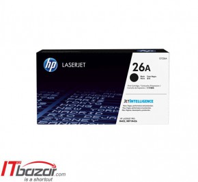 تونر کارتریج پرینتر لیزری اچ پی جهان رول مشکی HP 26A