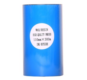 ریبون لیبل پرینتر وکس رزین آبی 110mmx300m