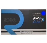 تونر کارتریج پرینتر لیزری رهام چاپگر آبی 203A