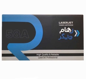تونر کارتریج پرینتر لیزری رهام چاپگر مشکی 58A